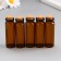 Decor for creativity Glass "A bottle with a cork" set of 5 pcs 15 ml 7x2.2x2.2 cm color color tea