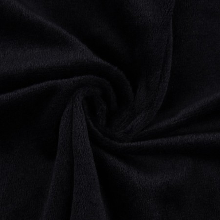 Patch plush, 50 × 50 cm, 220 g/m, black color No. 102
