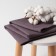 Ethel towel, col. Kapuchino, 40x70 cm, 60% flax, 40% HL, 245 g/m2