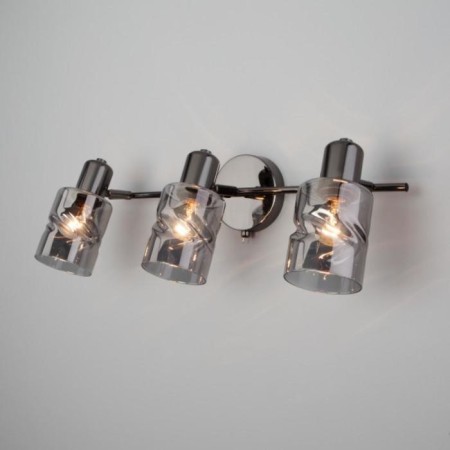 ANSA lamp, 3x40W E14, color black pearls