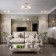 Ceiling chandelier with lampshades Liona, 40W, E14, 62x62x36 cm