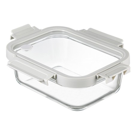 Smart Solutions baking and storage container, rectangular, with a lid, 1 l, the color is light gray-25