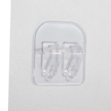 A hanger with an adhesive surface of 6 hooks tundra, transparent, 1 pc.-6