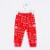 Great pants I am "Happy Winter", height 62-68 cm, red