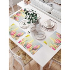 A set of napkins for setting the table 