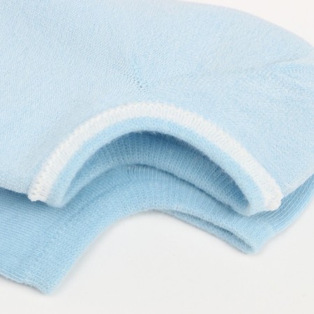 Women's socks shortened, blue color, size 36-40-3