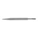 Chisel of pik-shaped scrap, SDS-Plus, 14 x 240 mm