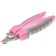 Delight rose clip-co-co-co-co -ine, medium, with a stop, pink