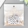 Beads for creativity plastic "Russian letters on the cube" White set 20 g 1x1 cm