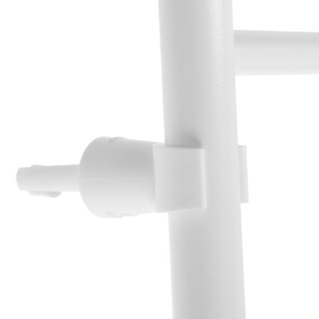 Electric heated towel rail ZEIN PE-08 "Bohemia", 500x800 mm, 10 crossbars, white-3