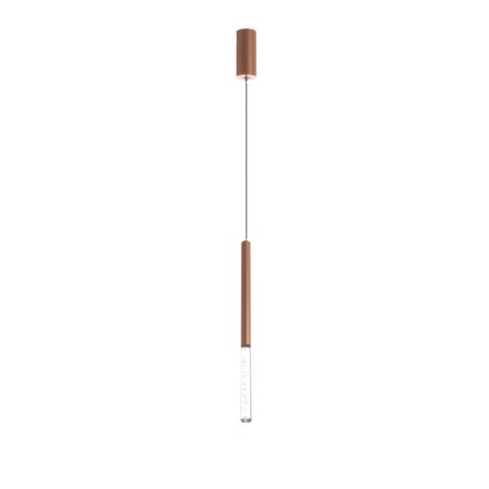 Lamp "Acota" LED 5W 4000k matte copper 2x2x60-160cm