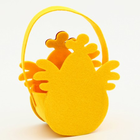 Easter decor basket "Cockerels in pants" 7x10x18 cm-1