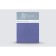 Glass sheet "Monospace", size 90x200x23 cm, blue color