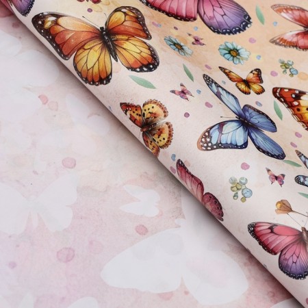 Paper Glossy Bilateral "Bright Butterflies", 100 x 70 cm-2