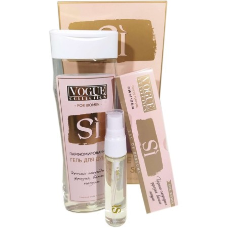 Gift set women SI, shower gel 250 ml, perfumery water 30 ml-3