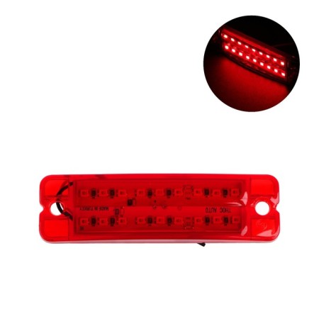 Gabarit lantern 18 diode LED, red, 12 - 24 V, 100 mm, 4372