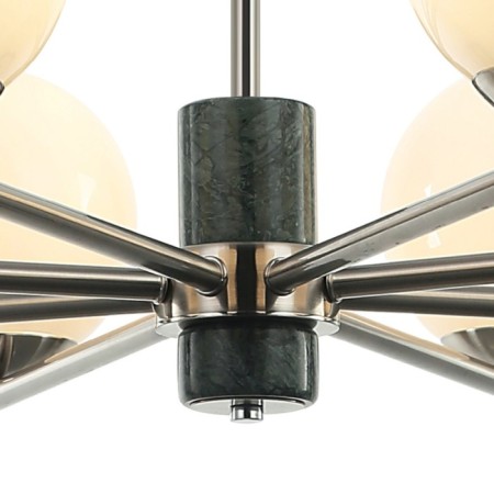SHARO 8XE27 40W rush chandelier, size 85x85x56.5-96.5 cm, Nickel color-2