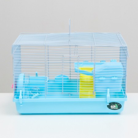A cage for rodents "Pijon", with a filling of 47 x 30 x 27 cm, blue-1