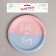 Disposable paper plate Girl or Boy, set 6 pcs, 18 cm