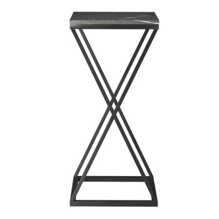 Flower stand Loft DQ Argo Plum, 350*350*732, Black Marble, M/K Black, MDF-3