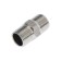 Nipple Zein, 3/8 ", external thread, stainless steel, packing 100 pcs.