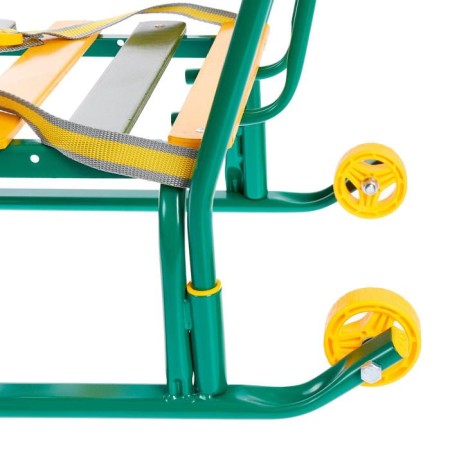 Sled "Timka 5 comfort", green color-1