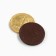 Chocolate coin of "fulfillment of desires" on a postcard, 6 g.