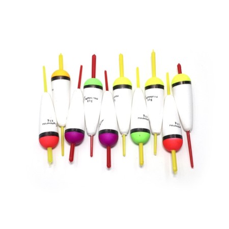 Flot Yaman "cone", polystyrene, 2.1 g, color of mix unit. 10 pcs.