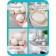 Balls for washing and drying linen, set 6 pcs, natural wool