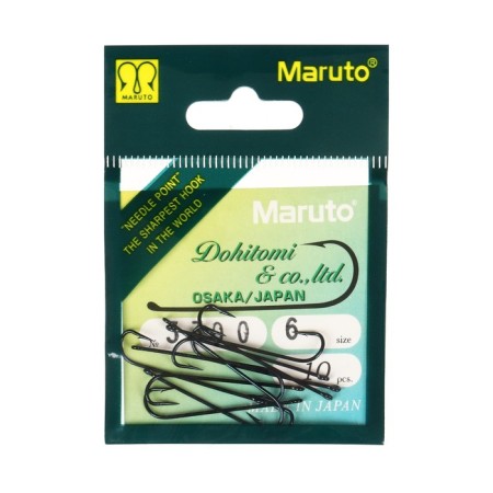 Universal hooks Maruto 3300, Blue color, No. 6, 10 pcs.