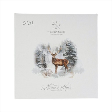 New Year's SALATOR "Winter Forest", 20.2 × 3.6 cm, 650 ml, white color-4