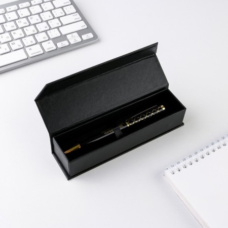 Handle in the case "Golden Boss", metal, 1.0 mm, blue paste-1