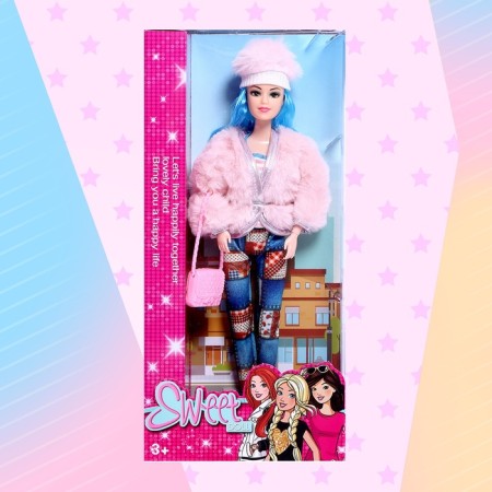 Miranda hinge doll with accessories, mix-10