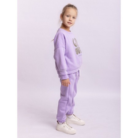 Joggers "Lucky", height 152 cm, lilac color