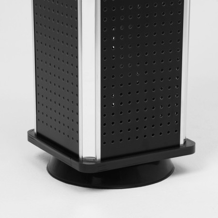 Perforated stand, 4 sides, 22 × 22 × 60 cm, black color-1