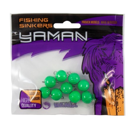 Cargo Cheburashka painted collapsible Yaman 10 pcs., 14 g, green-4