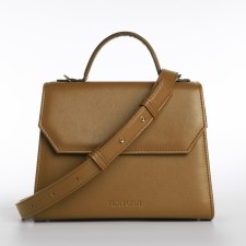 Women's bag Textura, messenger, medium size, brown color