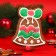 Honey cookies "Winter MIX-3" in assortment, 60 g