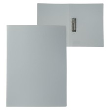 Folder with A4 clamp, 500 microns, spine 15 mm, calligrata, up to 100 sheets, gray