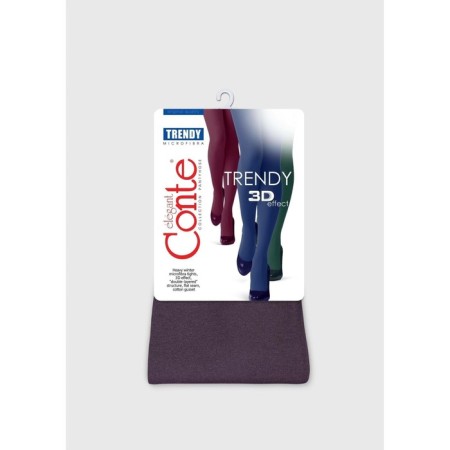 Women's tights Trendy Melange, size 3, color Melanzana-5
