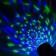 Light device "Crystal ball" 7.5 cm, glow RGB, 220 V, black