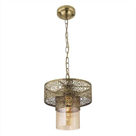 Suspended Citilux “Emir” CL467133, 24x24x34.5 cm, 1x75W, E27, brown color