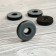 Furniture round tundra, d = 30 mm, 4 pcs., Polymer, gray color
