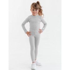 Thermal underwear for a girl, height 146 cm, color gray color