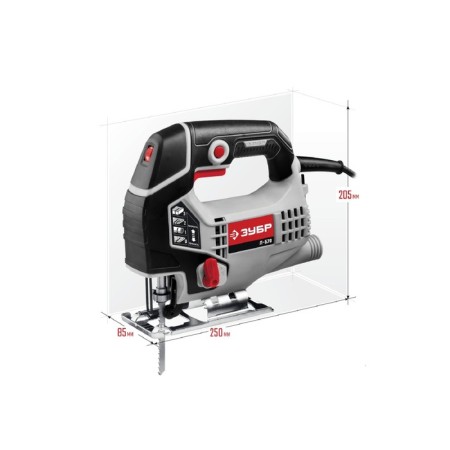 Electric bloom "bison" L-570, 570 W, stroke 19 mm, 0-3000 move/min, cartridge T-shaped-1