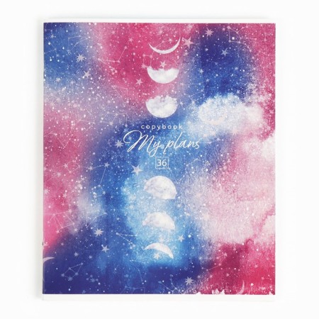 Notebook A5, 36 liters on the paper clip No. 1 MIX "September 1: Universe"-3