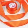 Satin tape, 50 mm × 23 ± 1 m, tangerine color No. 164