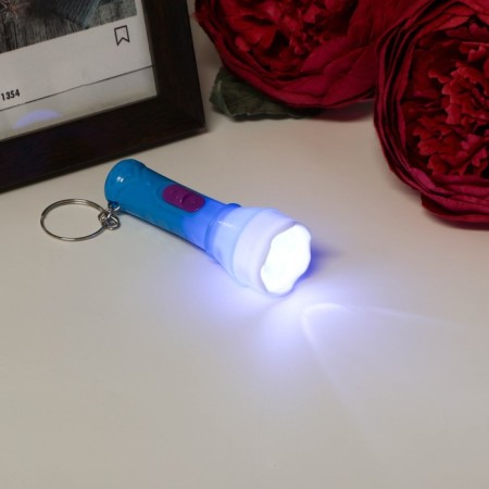 Light light on the ring "Bright with a white edging" shines FJ-2191 mix 7x2.2x2.2 cm-2