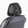 Caps on the front seats Car Performance, 2 pcs, Fiberflax (flax), rhombus, black
