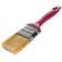 Brush flat bison 4-01011-038, natural bristles, plastic pen, 38mm